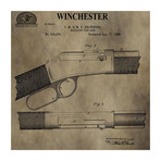 Winchester Magazine Fire Arm, 1888 (Print // 20"L x 20"W)