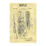 Straight Full Bolt Action Rifle, 1966 (Print // 18"L x 24"W)