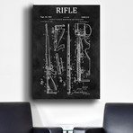 Bolt Action Mechanism, 1956 // Chalkboard (Print // 18"L x 24"W)