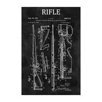 Bolt Action Mechanism, 1956 // Chalkboard (Print // 18"L x 24"W)