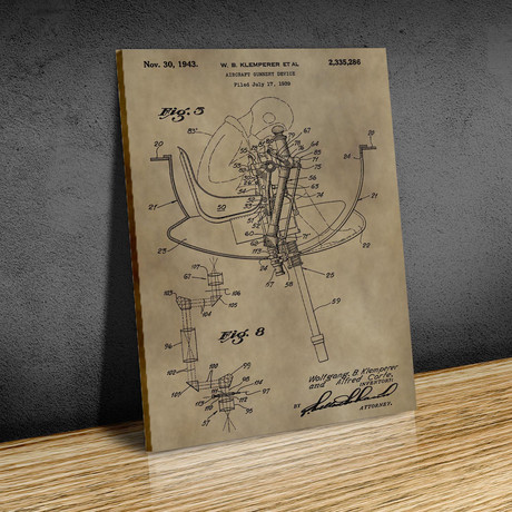 Aircraft Gunnery Device, 1939 (Print // 18"L x 24"W)