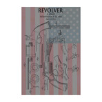 Revolver + Flag, 1856 (Print // 18"L x 24"W)