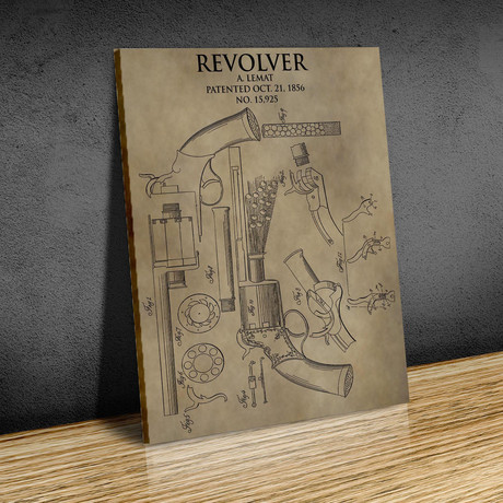 Revolver, 1856 (Print // 18"L x 24"W)