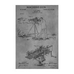 Machine Gun, 1899 // Grey (Print // 18"L x 24"W)