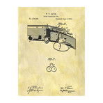 Three Barreled Gun, 1883 (Print // 18"L x 24"W)