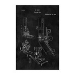 Colt-Revolving Gun, 1836 // Black (Print // 18"L x 24"W)