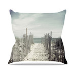 Welcome to the Beach Throw Pillow (16" x 16")