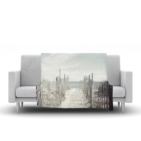 Welcome to the Beach Fleece Blanket (50" x 60")