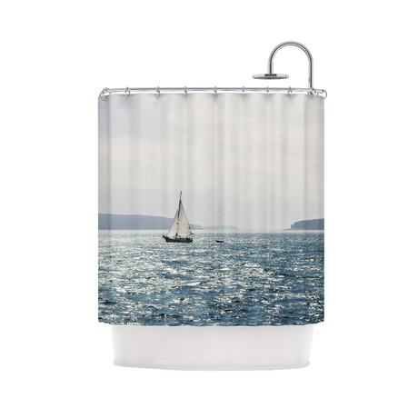 Sail the Sparking Seas Shower Curtain