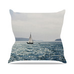 Sail the Sparking Seas Throw Pillow (16" x 16")