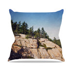 Windswept Cliffs Throw Pillow (16" x 16")