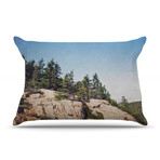 Windswept Cliffs Pillow Case (Standard: 30" x 20")
