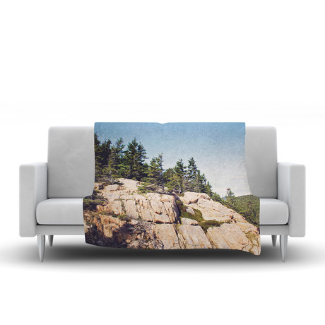 Windswept Cliffs Fleece Blanket (50" x 60")