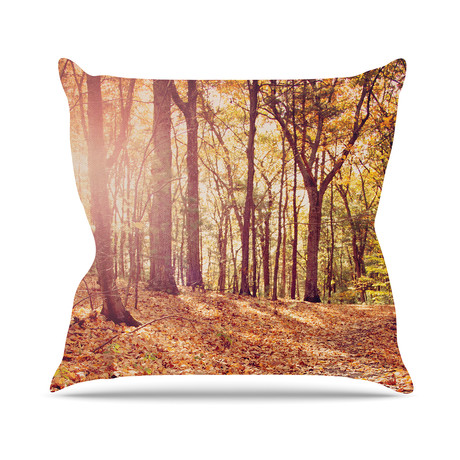 Autumn Hike Throw Pillow (16" x 16")