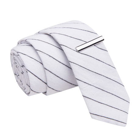 Barney Got His Butt Kicked Tie + Tie Clip // Purple