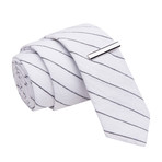 Barney Got His Butt Kicked Tie + Tie Clip // Purple