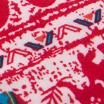 Ants Munching On Tie + Tie Clip // Red