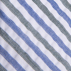 Mission Unaccomplished Tie + Tie Clip // Blue