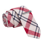 Pocahotass Tie + Tie Clip // Pink