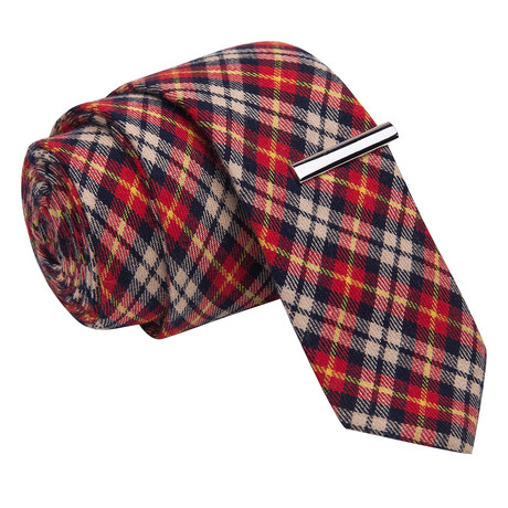 Fancy My Tickle Tie + Tie Clip // Multi Color