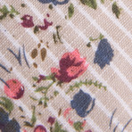 Flower Bomb Tie + Tie Clip // Grey