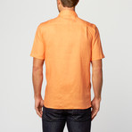 Short Sleeve Classic Fit Linen Shirt // Copper (XL)