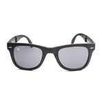 Sunglasses // Matte Black + Black Lens