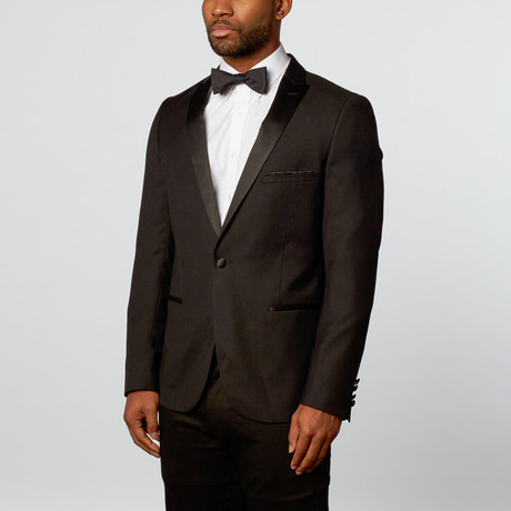 Darien Peak Lapel Tuxedo Jacket // Black (US: 36R)
