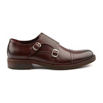 The Mock Monk Strap Shoe // Burgundy (US: 9)