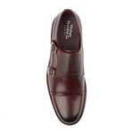 The Mock Monk Strap Shoe // Burgundy (US: 9)