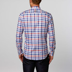 Chester Button-Up // Red + Blue (S)