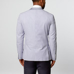 Tom Stripe Seersucker Blazer // Blue (US: 46R)