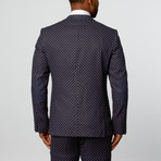 Allen Polka Dot Blazer // Navy + White (US: 42R)