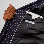 Allen Polka Dot Blazer // Navy + White (US: 42R)