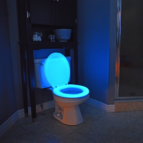 Round Toilet Seat // Blue