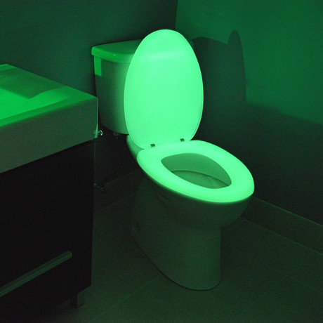 Night Glow Seats // Elongated Toilet Seat // Green - Night Glow