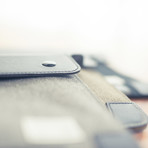 Zipsnap iPad Sleeve // Black Edition (Gray)