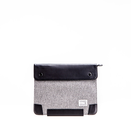 Zipsnap iPad Sleeve // Black Edition (Gray)