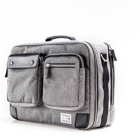 Briefpack XL // Grey + Black