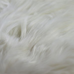 Alpaca Couture // Suri Rug // 47" x 71" (Ivory)