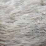 Alpaca Couture // Suri Rug // 47" x 71" (Ivory)