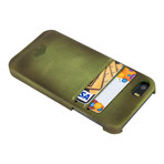 Snap-On Case + Card Slots // Antique Green