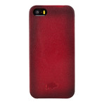 Snap-On Case // Jagged Red (iPhone 5/5S/SE)