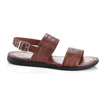 Maloney Croc Sling-Back // Brown (US: 9)