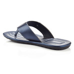 Mandell Perforated Thong Sandal // Navy (US: 9.5)