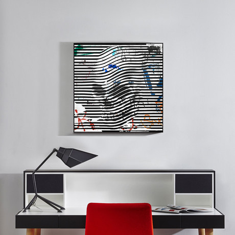 Death By Numbers II (24"W x 24"H x 2"D)