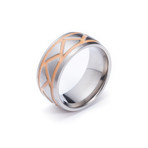 Glowing Rings // Weave // Chrome // Orange (Size 7)