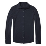 Clayton Button Up Shirt // Night Blue (XL)