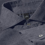Clayton Button Up Shirt // Dark Marl Grey (2XL)