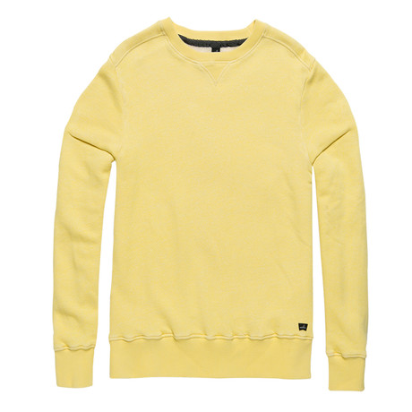 Moore Crew Neck Sweater // Soft Yellow (S)